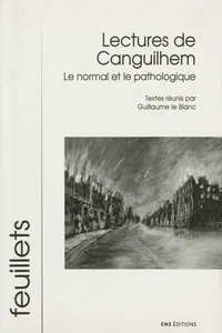 Lectures de Canguilhem_cover