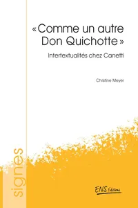 « Comme un autre Don Quichotte »_cover