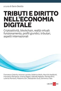 Tributi e diritto nell'economia digitale_cover