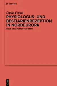 Physiologus- und Bestiarienrezeption in Nordeuropa_cover