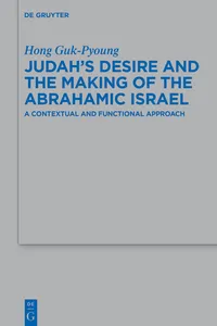 Judah's Desire and the Making of the Abrahamic Israel_cover