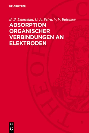 Adsorption organischer Verbindungen an Elektroden