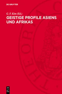 Geistige Profile Asiens und Afrikas_cover