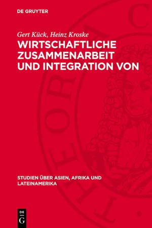 Wirtschaftliche Zusammenarbeit und Integration von Entwicklungsländern