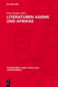 Literaturen Asiens und Afrikas_cover
