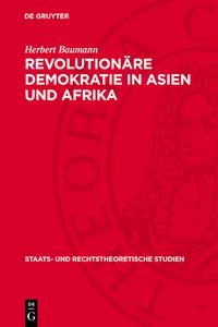 Revolutionäre Demokratie in Asien und Afrika_cover