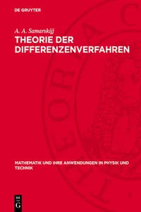 Theorie der Differenzenverfahren_cover