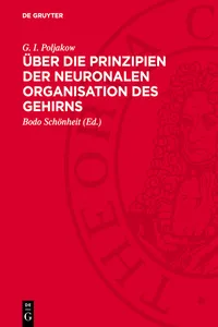 Über die Prinzipien der neuronalen Organisation des Gehirns_cover