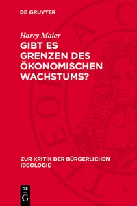 Gibt es Grenzen des ökonomischen Wachstums?_cover