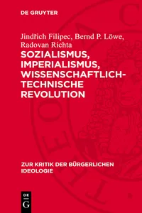 Sozialismus, Imperialismus, wissenschaftlich-technische Revolution_cover