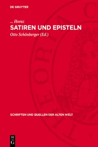 Satiren und Episteln_cover