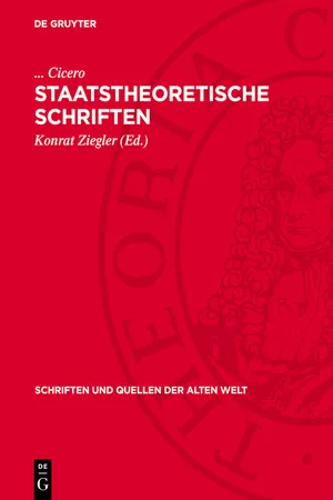 Staatstheoretische Schriften