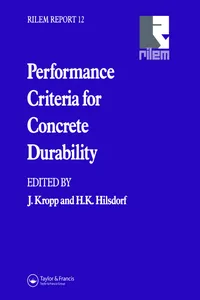 Performance Criteria for Concrete Durability_cover