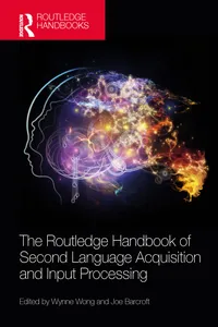 The Routledge Handbook of Second Language Acquisition and Input Processing_cover