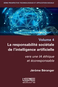 La responsabilité sociétale de l'intelligence artificielle_cover