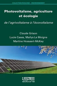 Photovoltaïsme, agriculture et écologie_cover