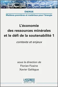 L'économie des ressources minérales et le défi de la soutenabilité 1_cover