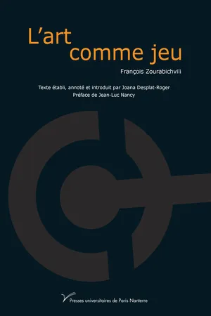 L’art comme jeu