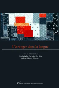 L'étranger dans la langue_cover