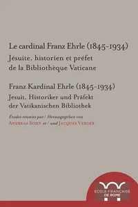 Le cardinal Franz Ehrle_cover