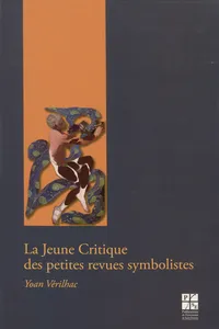 La Jeune critique des petites revues symbolistes_cover