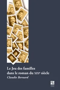 Le Jeu des familles dans le roman du XIXe siècle_cover