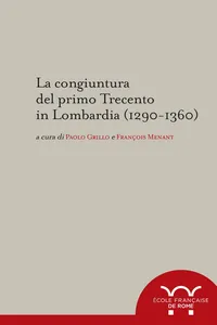 La congiuntura del primo Trecento in Lombardia_cover