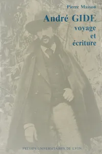 André Gide, voyage et écriture_cover