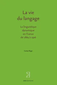 La vie du langage_cover