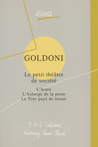 Goldoni. Le petit théâtre de société_cover