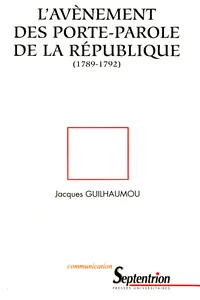 L'avènement des porte-parole de la république_cover