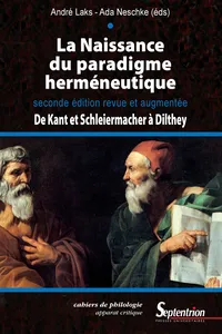 La Naissance du paradigme herméneutique_cover