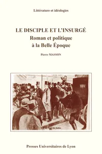 Le Disciple et l'insurgé_cover