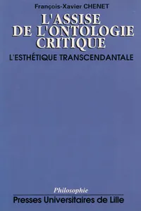 L'assise de l'ontologie critique_cover