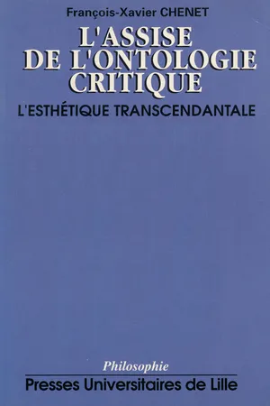 L'assise de l'ontologie critique