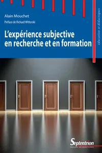 L'expérience subjective en recherche et en formation_cover