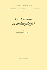 Les Lumières en anthropologie ?_cover