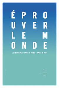 Éprouver le monde_cover