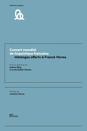 Concert mondial de linguistique française