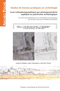 Levé orthophotographique par photogrammétrie appliqué au patrimoine archéologique_cover