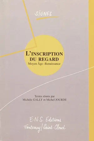 L’inscription du regard