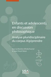 Enfants et adolescents en discussion philosophique_cover