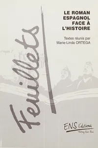 Le roman espagnol face à l'histoire_cover