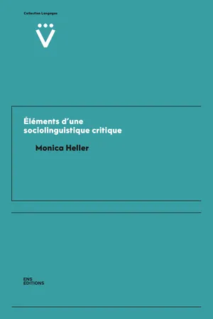 Éléments d'une sociolinguistique critique