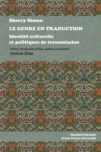 Le Genre en traduction. Identité culturelle et politiques de transmission_cover