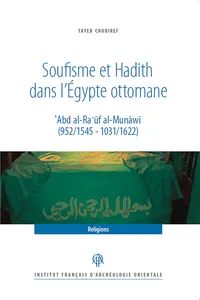 Soufisme et Hadith dans l'Égypte ottomane_cover