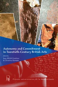 Autonomy and Commitment in Twentieth-Century British Literature_cover