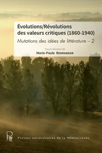 Évolutions/Révolutions des valeurs critiques_cover