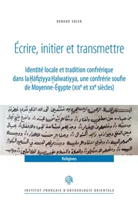 Écrire, initier et transmettre_cover