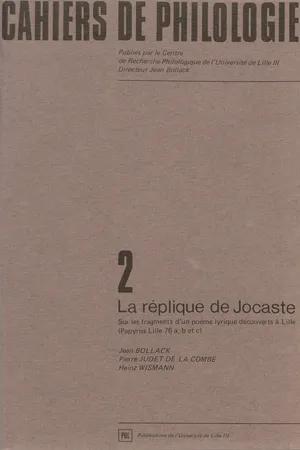 La réplique de Jocaste